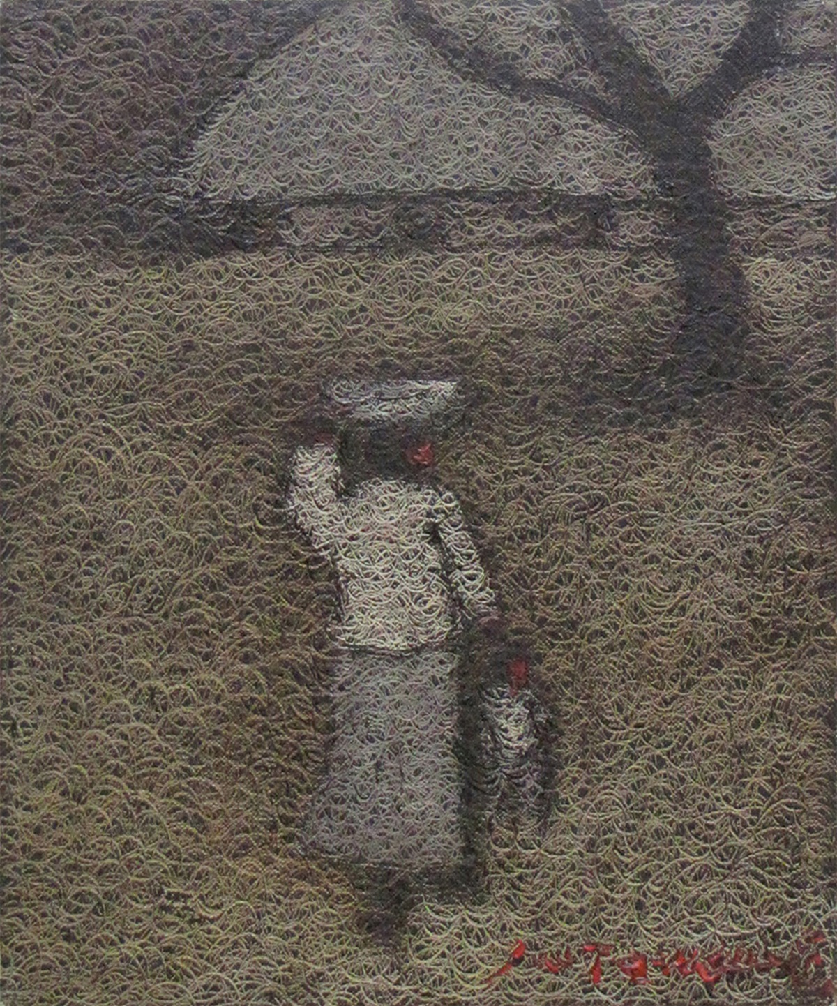 The Sounds-모정, 46×38㎝ oil on canvas, 2006