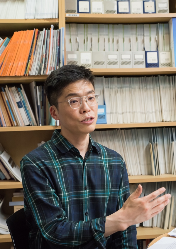 김형석 한국기업지배구조원 정책본부장이 ESG와 평가 등에 관해 설명하고 있다.