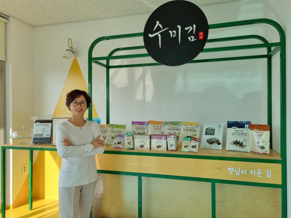 친환경 포장재와 맛을 고수하는 (주)수미김을 운영 중인 허선례 CEO