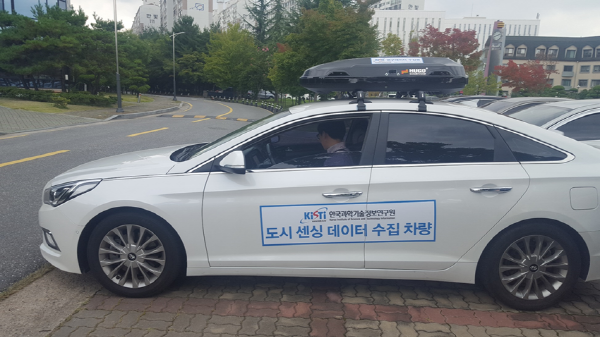 대구 도심 데이처 수집 택시. 한국과학기술정보연구원