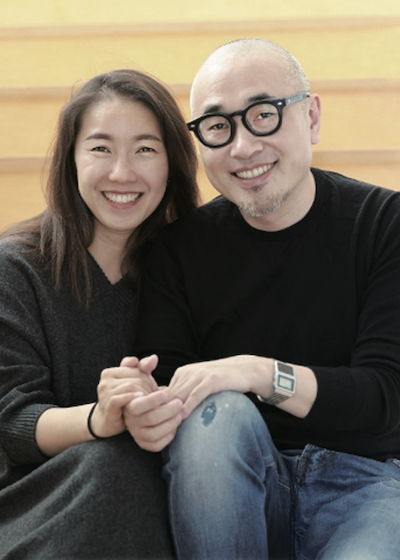 김봉진(오른쪽) 우아한형제들 의장·설보미 씨 부부.
