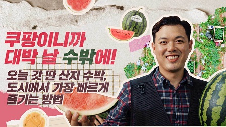 쿠팡이 로켓프레시를 통해 신선한 수박을 판매함으로써 연매출 500억원을 달성한 지역 중소상공인 소개 영상이 주목을 끌고 있다.쿠팡