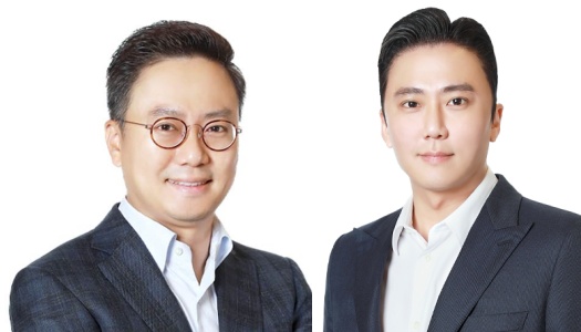 홍정국(왼쪽) BGF 사장과 홍정혁 BGF 전무. BGF