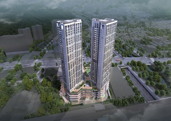 힐스테이트 DMC역 조감도. 사진=삼표그룹