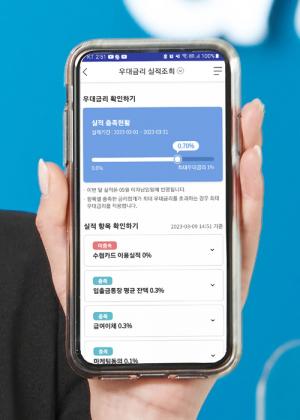 Sh수협은행, 모바일 앱으로 간편하게 ‘우대금리 실적조회 서비스’ 시행