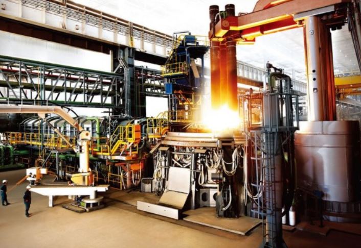 KG스틸 당진공장 전기로.<KG스틸>