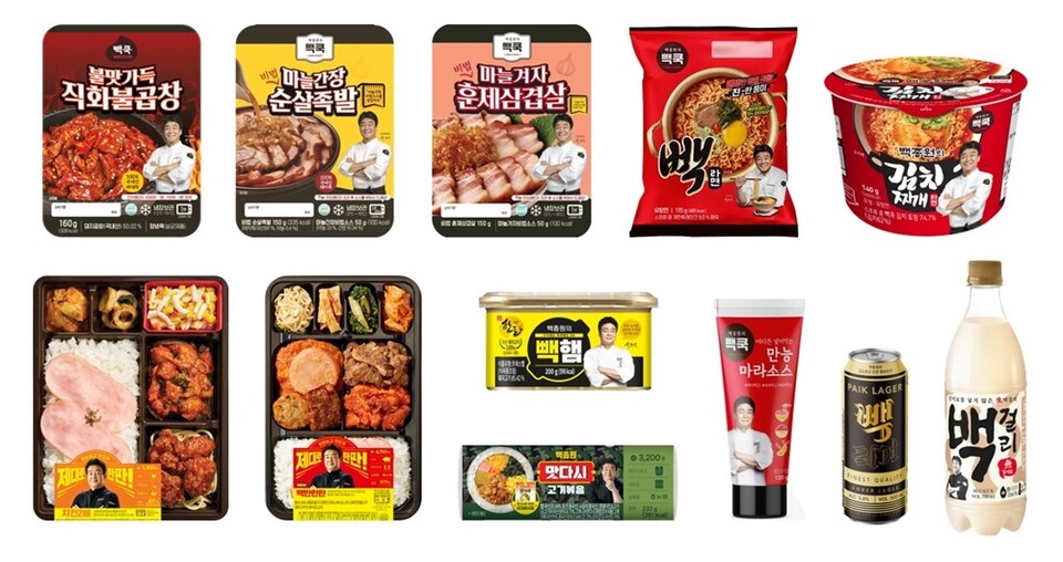 CU, 백종원 콜라보 상품 매출 최대 3.4배↑
