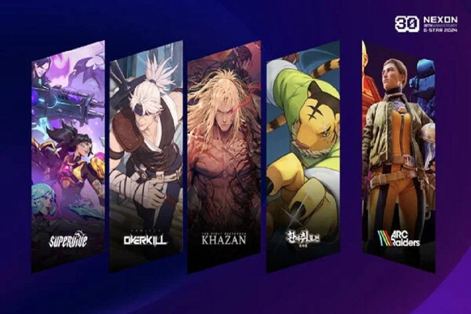 넥슨이 지스타에서 공개예정인 신작 5종.<넥슨>