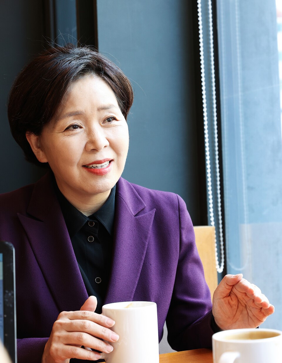 삼성전자에서 메모리사업부 플래시개발실 상무를 지냈던 양향자 전 개혁신당 의원(K-디아스포라 세계연대 상임대표)이 지난 11월 6일 서울 강남구 모처에서 <인사이트코리아>와 삼성전자를 주제로 이야기를 나누고 있다.<강현욱>