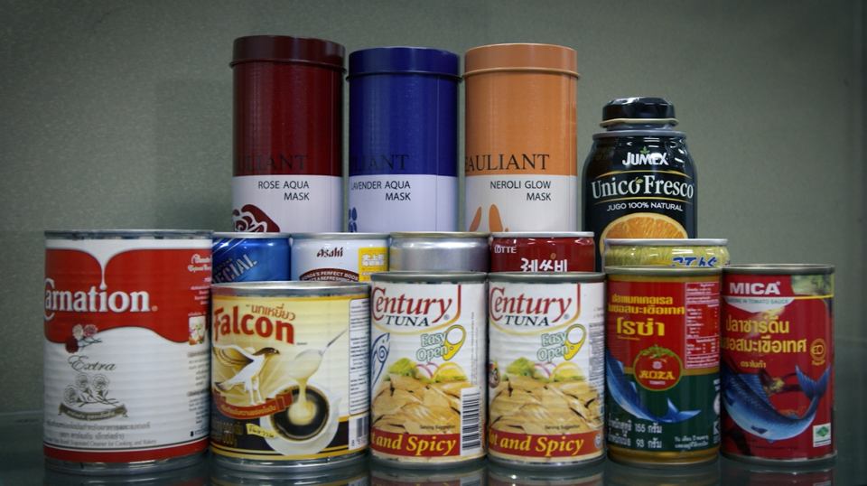 식관용 캔에 사용되는 석도강판 사진.<KG스틸>