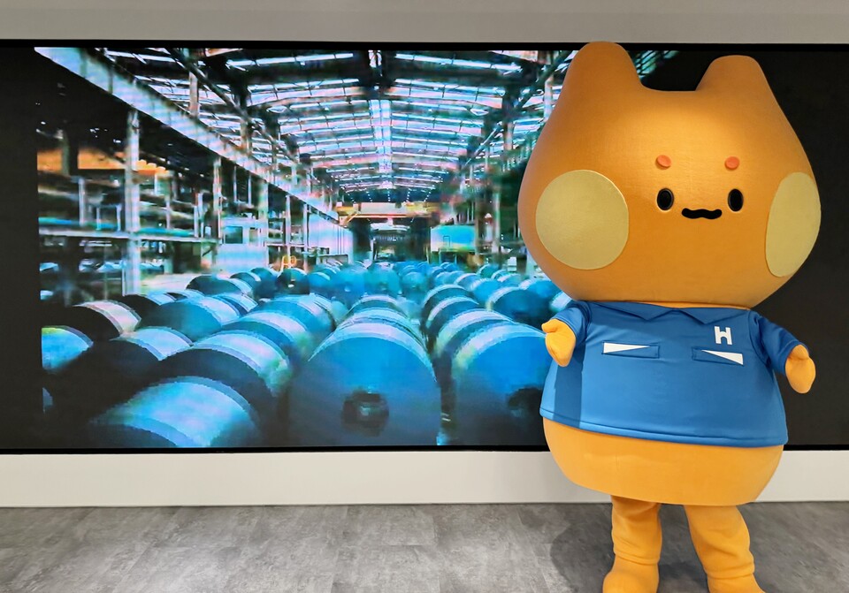 현대제철 캐릭터 용강이.<현대제철>