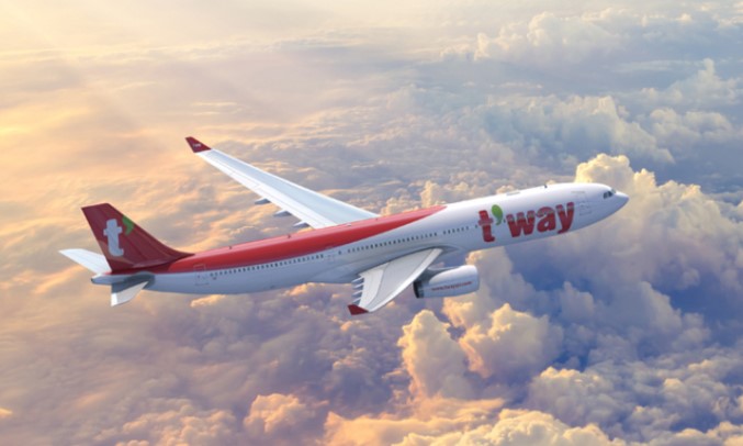 티웨이항공 A330-300 항공기.<티웨이항공>