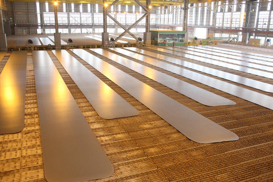 EPD 인증을 받은 동국제강 후판 제품.<동국제강>