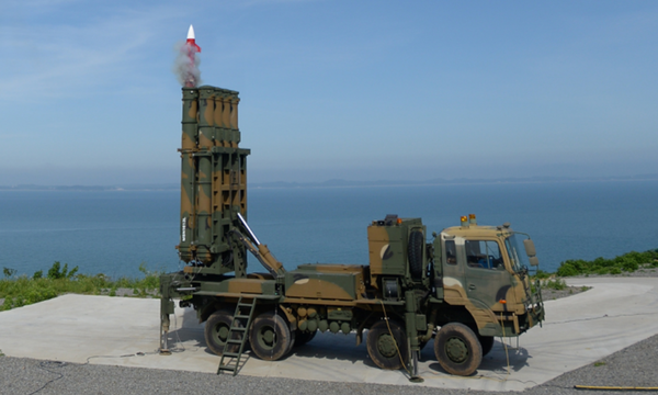 천궁-II 훈련 모습.<LIG넥스원>