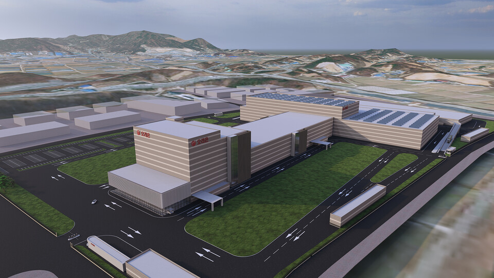 오리온 진천 통합센터 조감도.<현대무벡스>