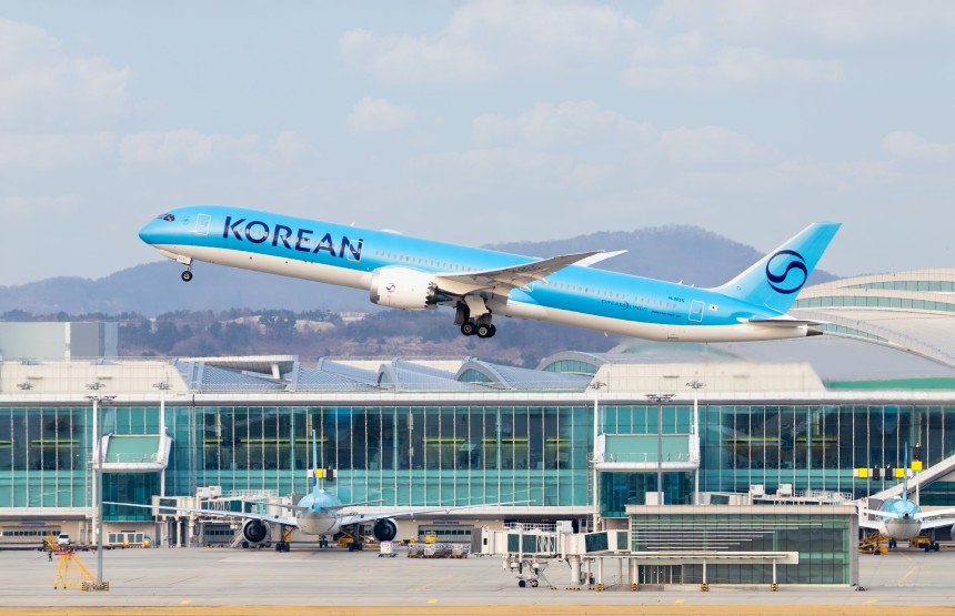 대한항공 B787-10 항공기.<대한항공>