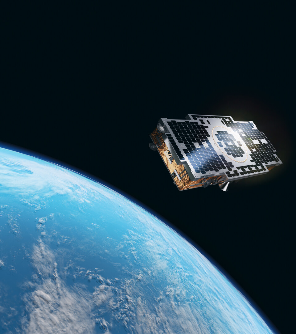 한화시스템이 개발한 소형 SAR위성.<한화시스템>