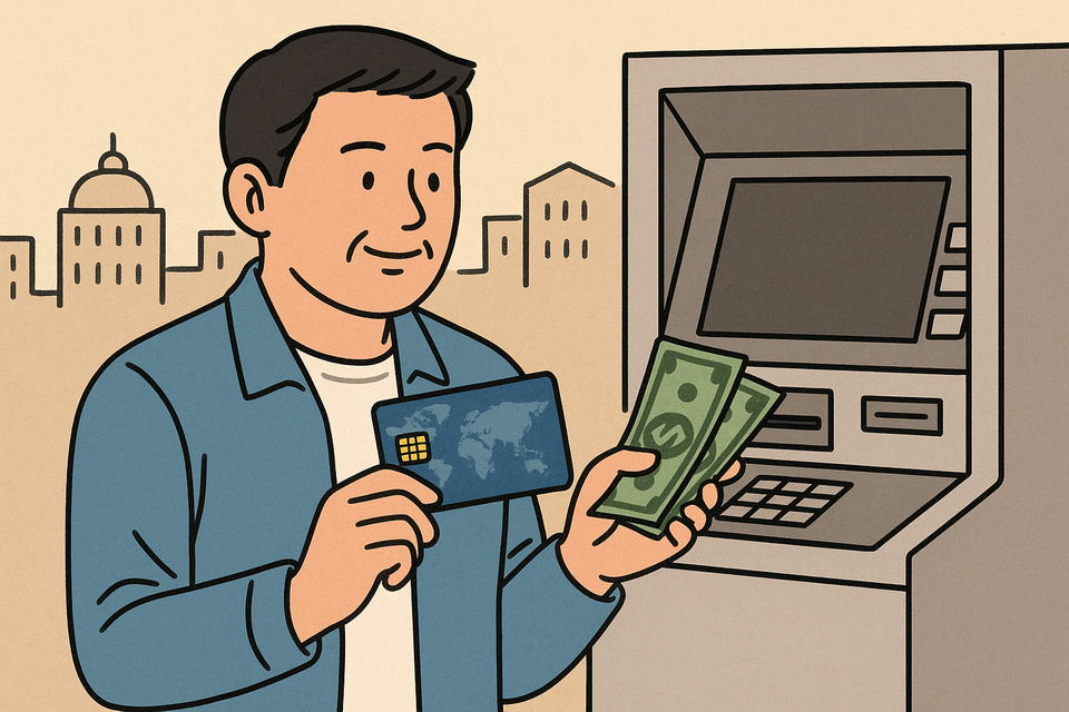 ‘최근 해외에 거주하는 우리 교민들 사이에서 트래블카드가 인기를 끌고 있다.<챗 GPT 생성 이미지>