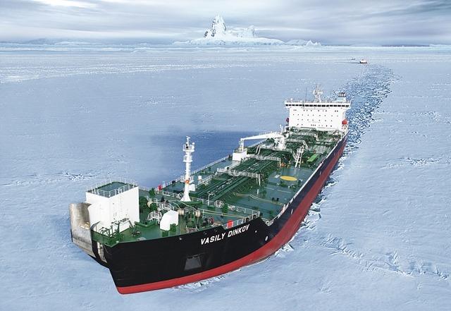 삼성중공업이 건조한 쇄빙선.<삼성중공업>