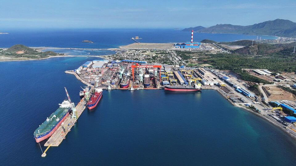 HD현대베트남조선 야드 전경.<HD현대>