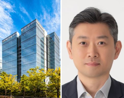 서준혁(오른쪽) 대명소노그룹 회장, 서울 문정동 소노타워 전경.<대명소노그룹>