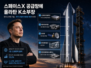 스페이스X 주가 일주일 만에 31% 급락...국내 우주株 줄줄이 반토막 - 뉴스 썸네일 이미지